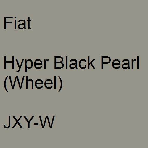 Fiat, Hyper Black Pearl (Wheel), JXY-W.